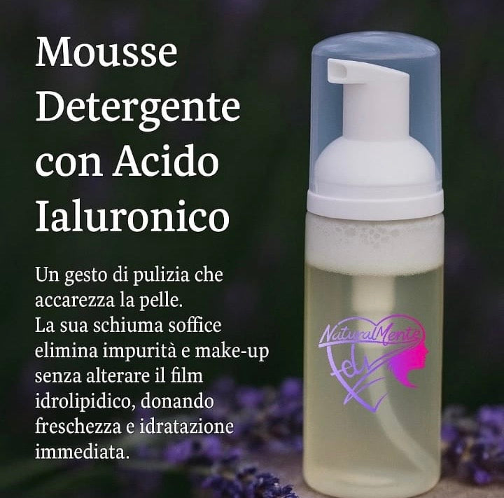 MOUSSE DETERGENTE CON ACIDO IALURONICO