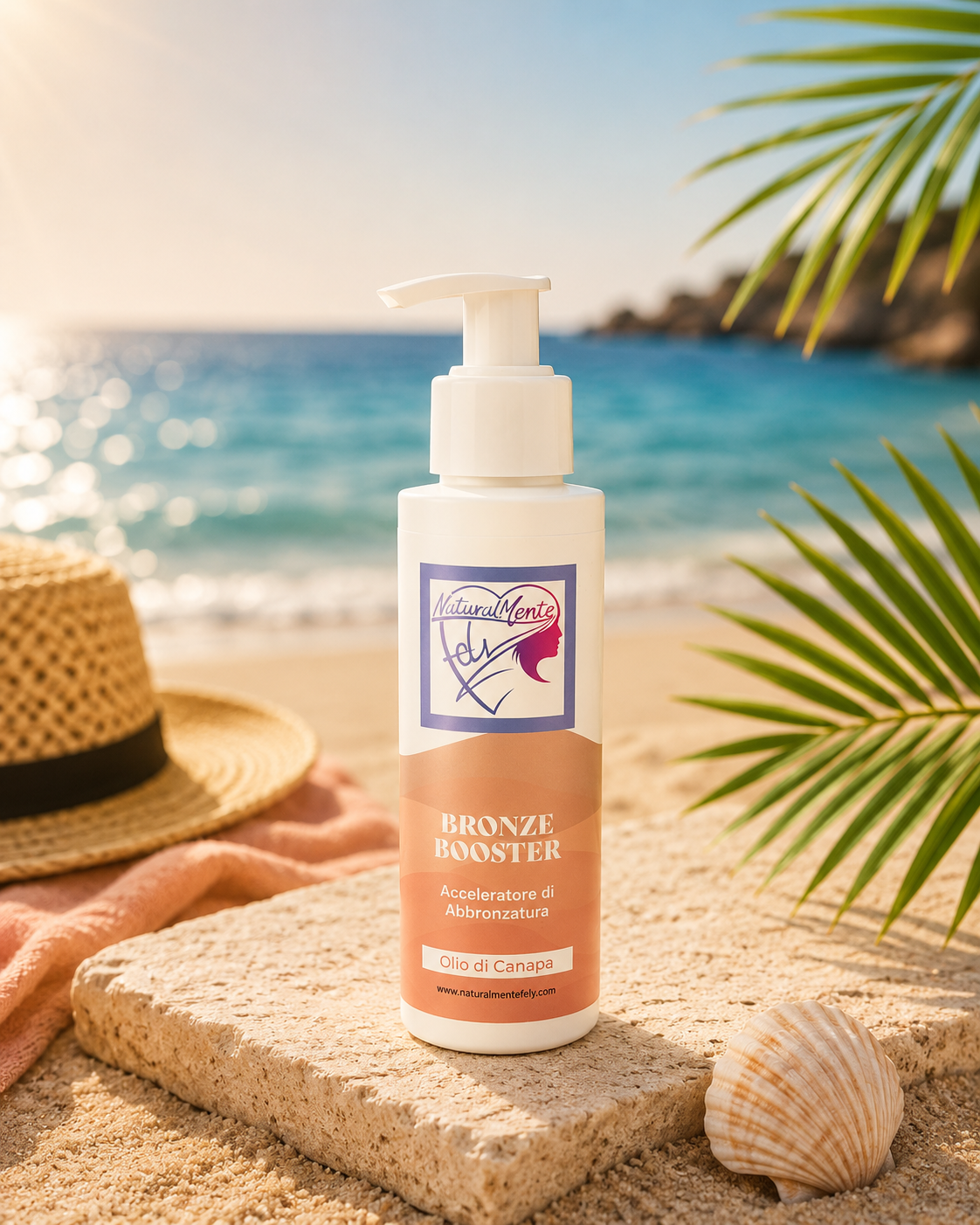 Bronze Booster Acceleratore di Abbronzatura con Olio di Canapa