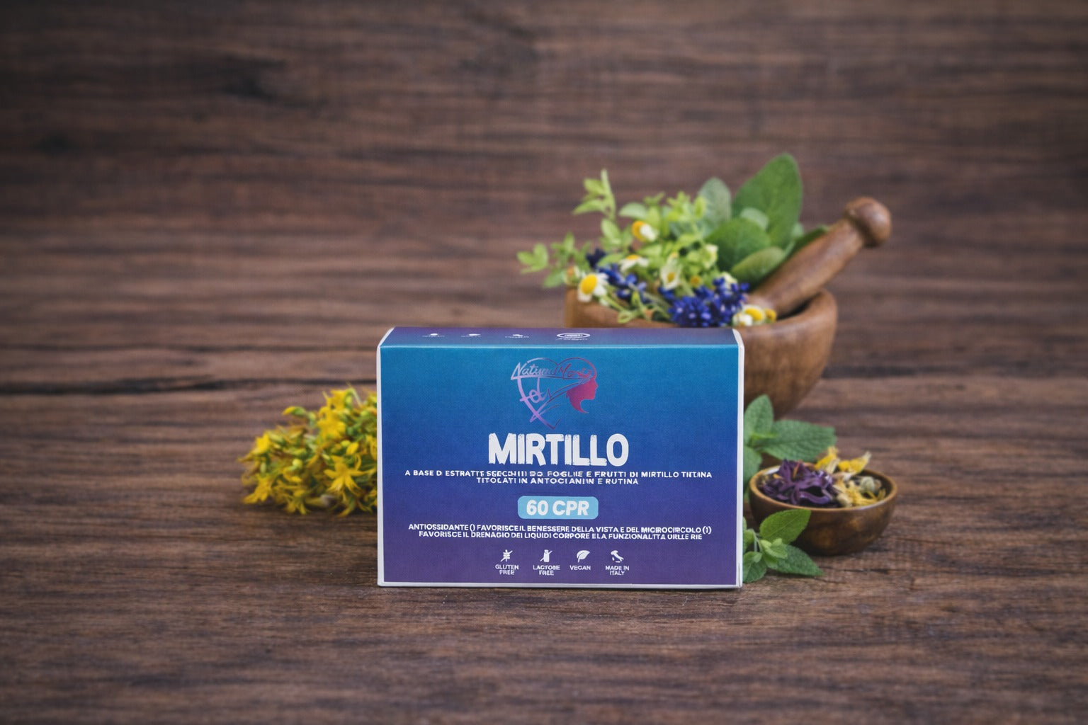 MIRTILLO – Integratore per microcircolo e drenaggio