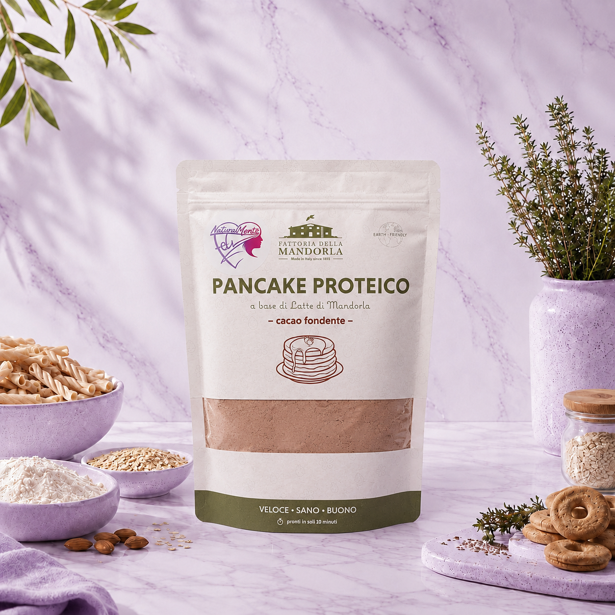 PANCAKE PROTEICO CACAO FONDENTE