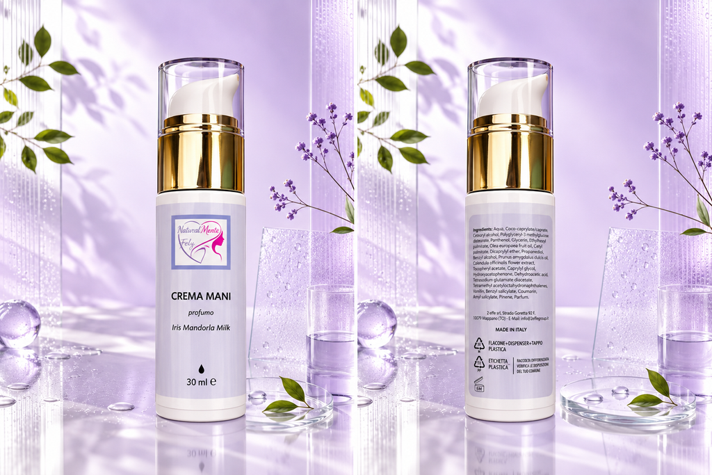 CREMA MANI PROFESSIONALE IRIS MANDORLA MILK – NaturalMente Fely® | 30 ml