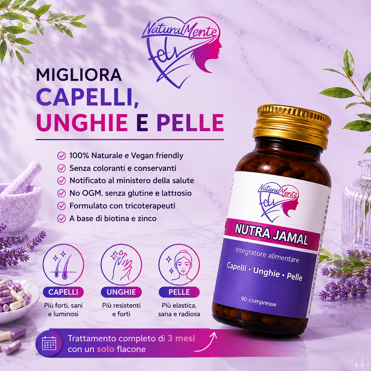 NUTRA JAMAL – Capelli, Unghie e Pelle | NaturalMente Fely®