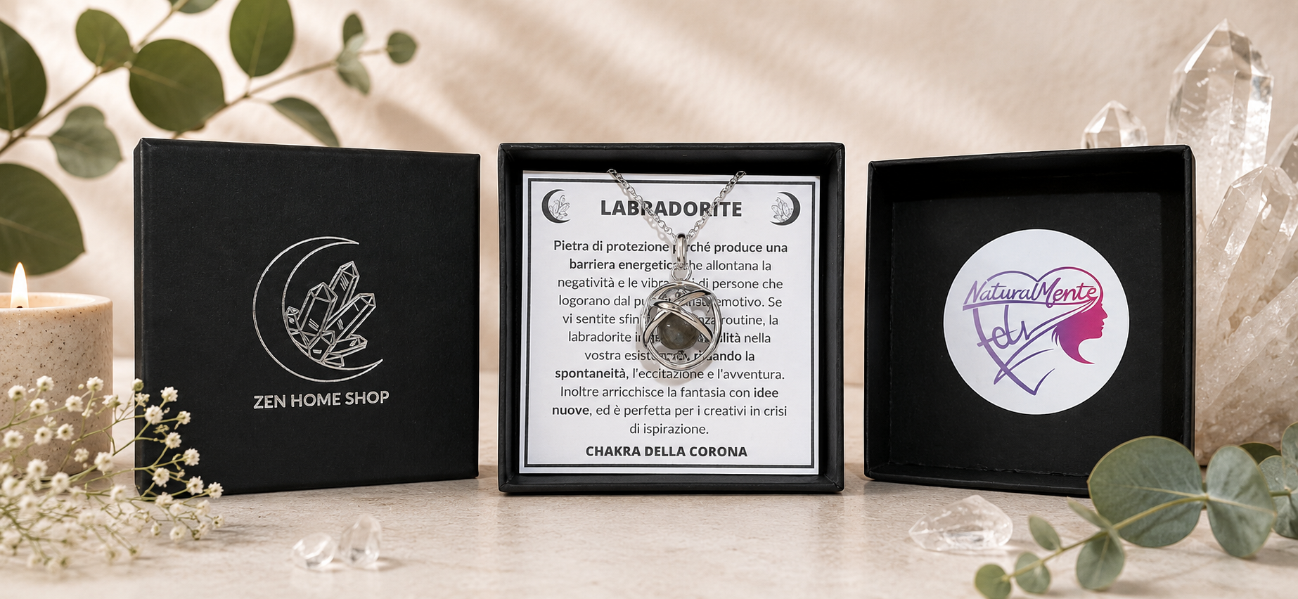 Labradorite – Collana con Pietra Naturale