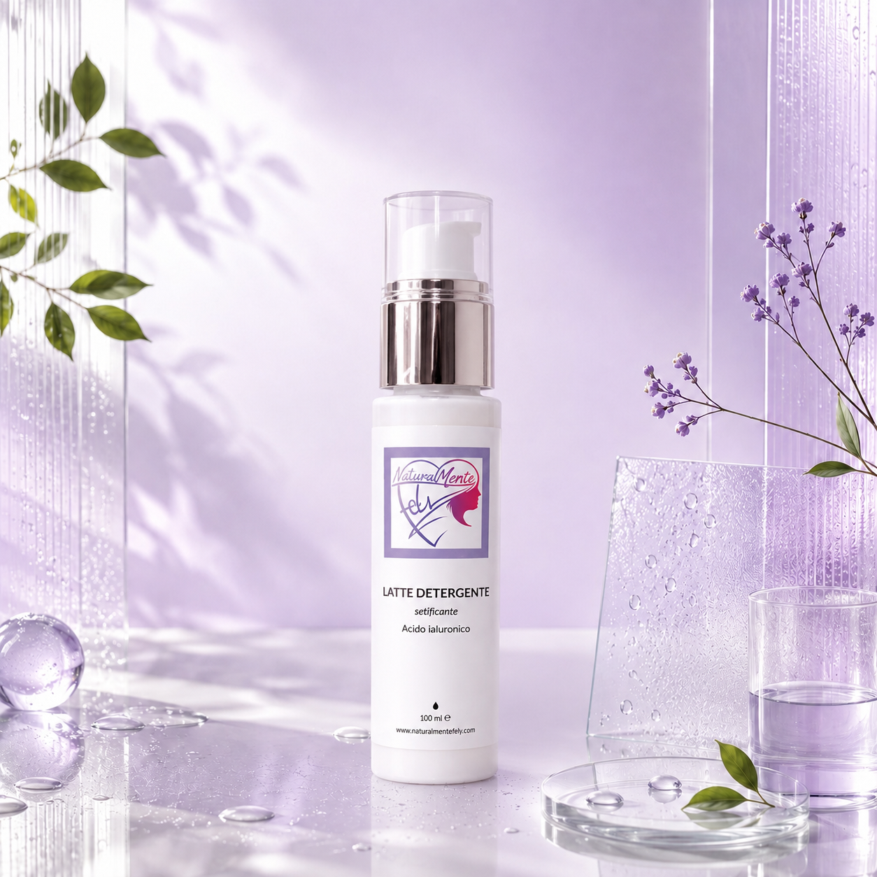 Latte Detergente con acido ialuronico