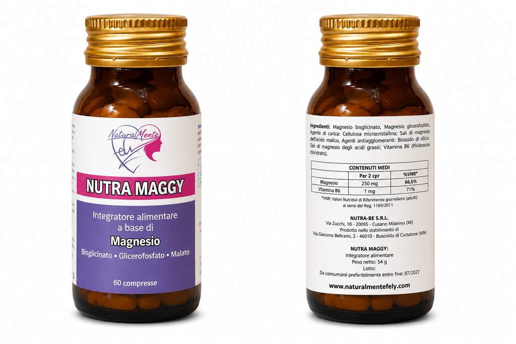 NUTRA MAGGY – Magnesio e Vitamina B6 | NaturalMente Fely®