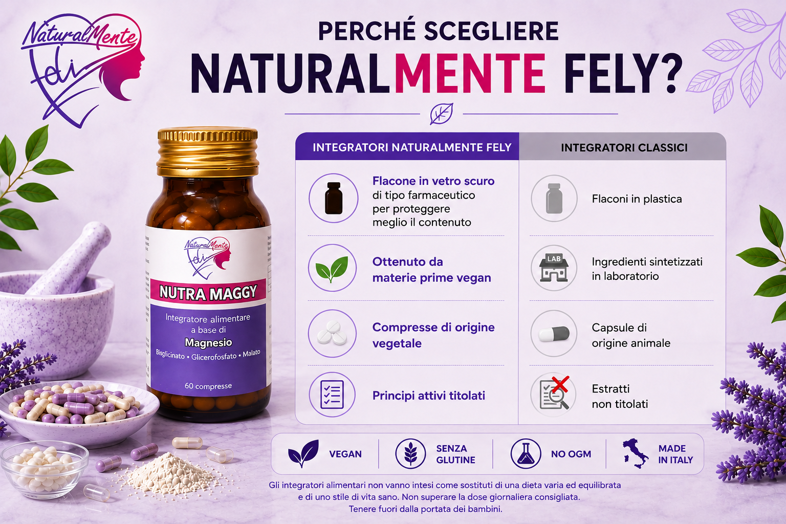 NUTRA MAGGY – Magnesio e Vitamina B6 | NaturalMente Fely®