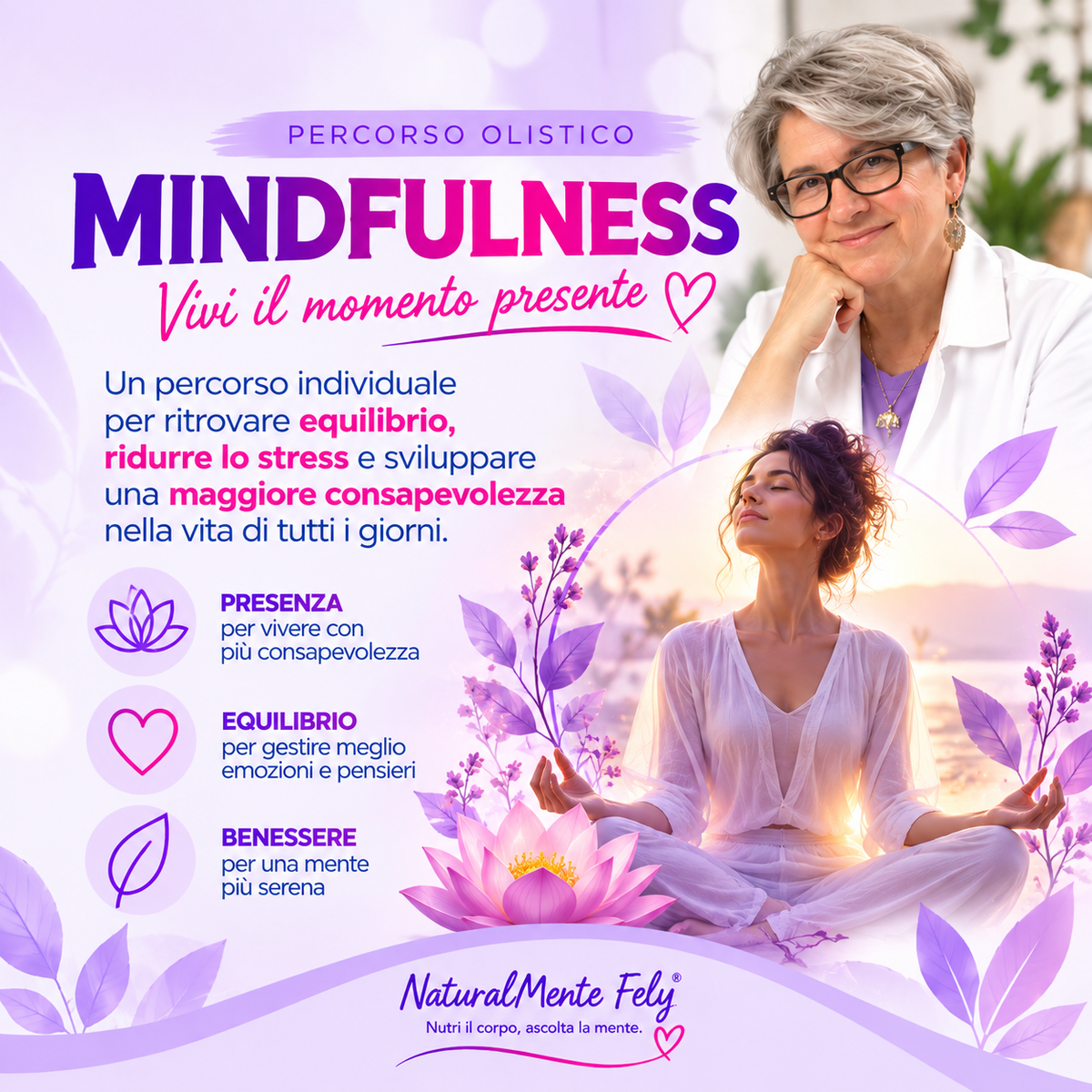 Percorso Mindfulness NaturalMente Fely® di 3 mesi