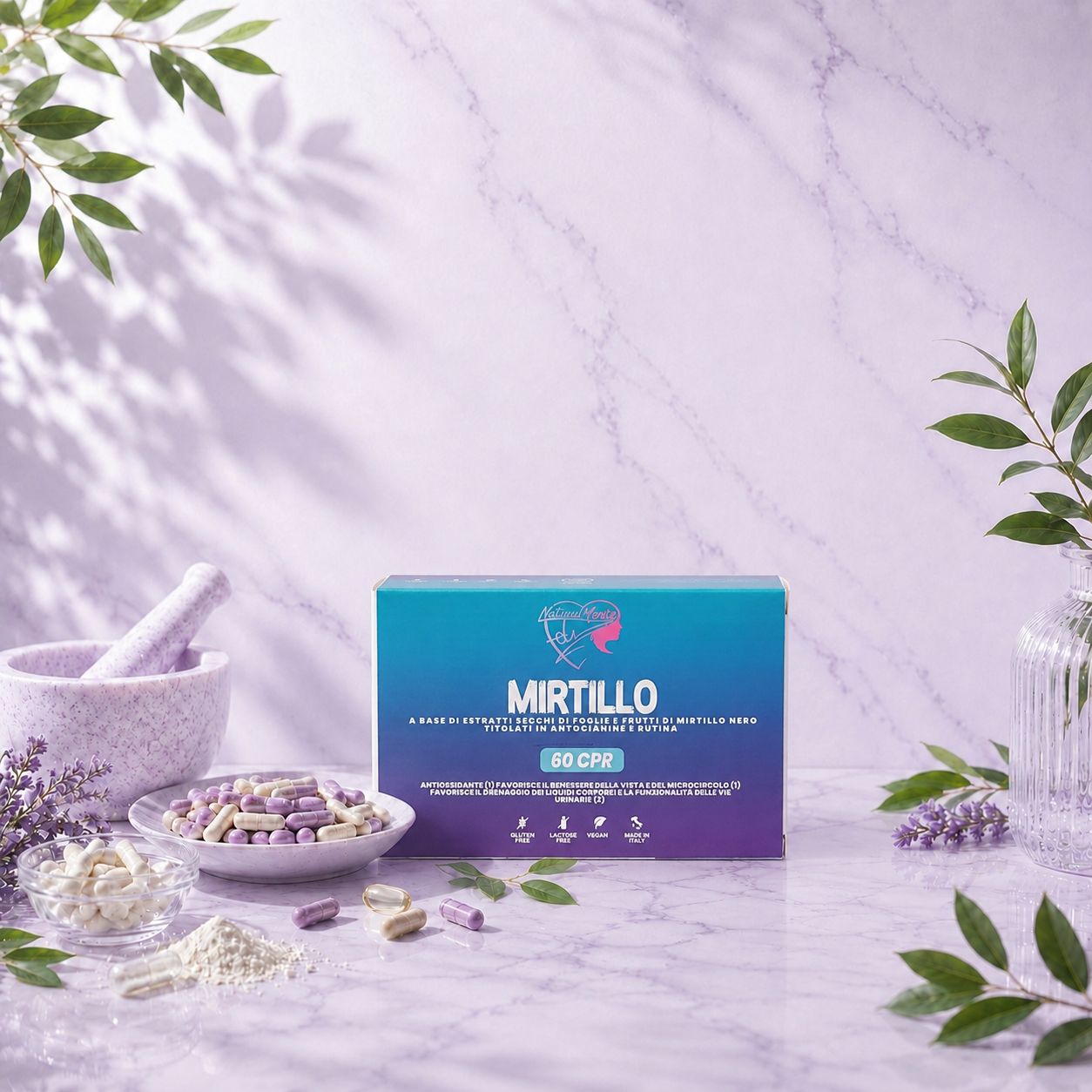 MIRTILLO – Integratore per microcircolo e drenaggio