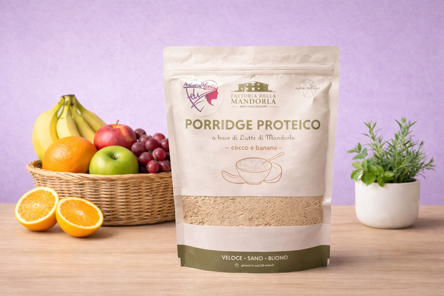 PORRIDGE PROTEICO COCCO & BANANA