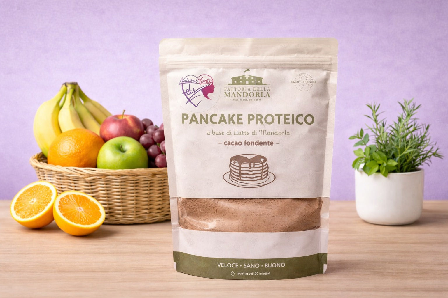 PANCAKE PROTEICO CACAO FONDENTE