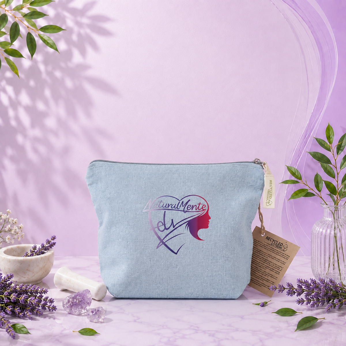 🩵 Pochette NaturalMente Fely® – Azzurra