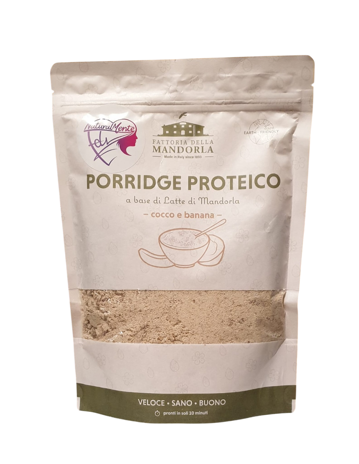 PORRIDGE PROTEICO COCCO & BANANA